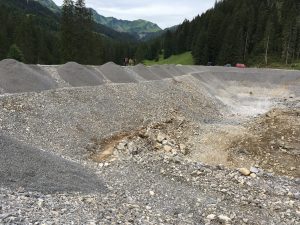 Schneiteich Gaisbühel - Baustelle